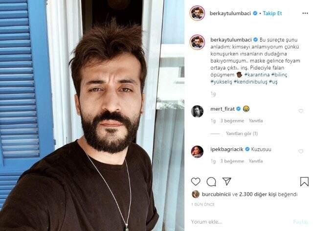 Güldür Güldür'ün oyuncusu Berkay Tulumbacı'dan maske yorumu: İnşllah pideciyle öpüşmem