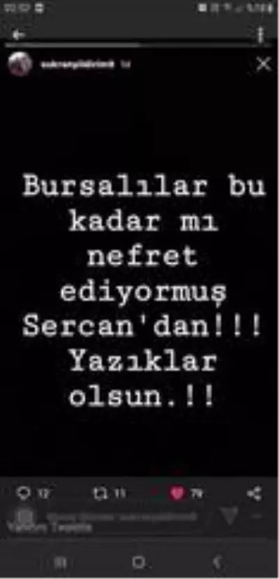 Sercan Yıldırım'ın ailesi, Bursa halkının destek vermemesine sosyal medyada isyan etti Sercan Yıldırım'ın ailesi, Bursa halkının destek vermemesine sosyal medyada isyan etti