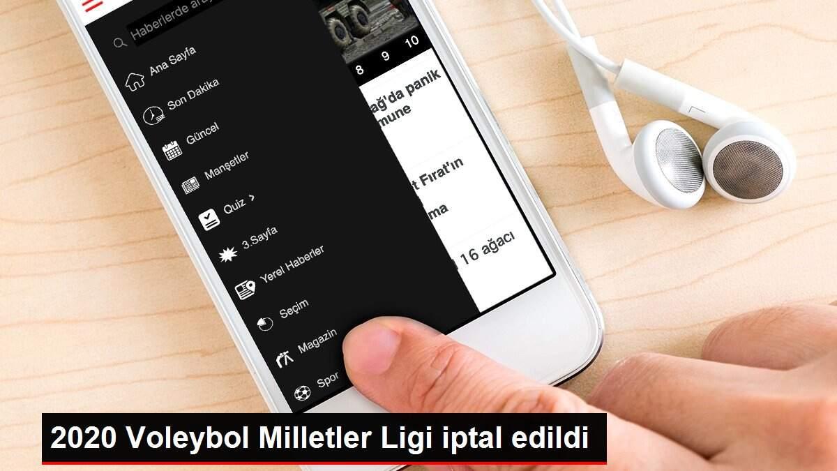 2020 Voleybol Milletler Ligi iptal edildi