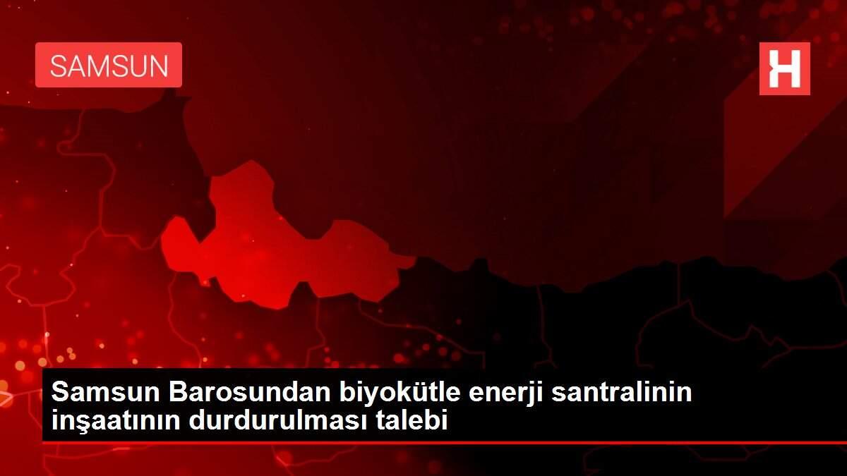Samsun Barosundan biyokütle enerji santralinin inşaatının durdurulması talebi
