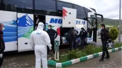 Almanya'dan getirilen 107 vatandaş yurda yerleştirildi Almanya'dan getirilen 107 vatandaş yurda yerleştirildi