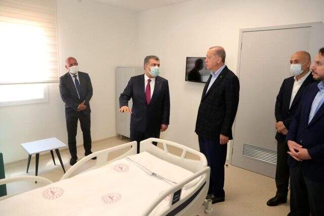 Cumhurbaşkanı Erdoğan, '45 günde bitireceğiz' dediği projeyi helikopter ile bizzat denetledi