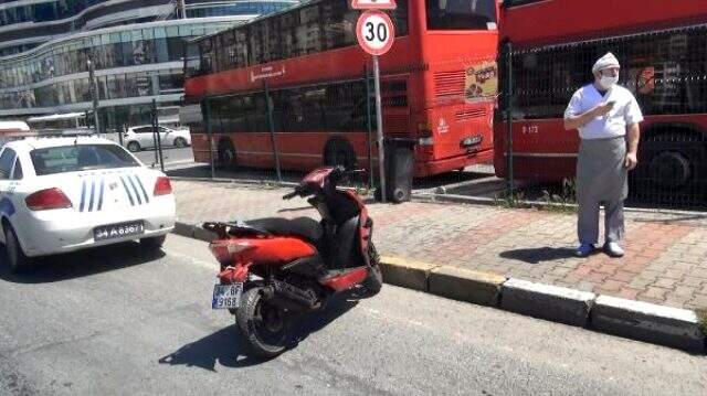 Yeni aldığı motosikletin çalıntı olduğunu denetimde öğrendi
