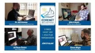 Edremit'te 'Evimde Hayat Var 1. Kısa Film Yarışması' sonuçlandı Edremit'te 'Evimde Hayat Var 1. Kısa Film Yarışması' sonuçlandı
