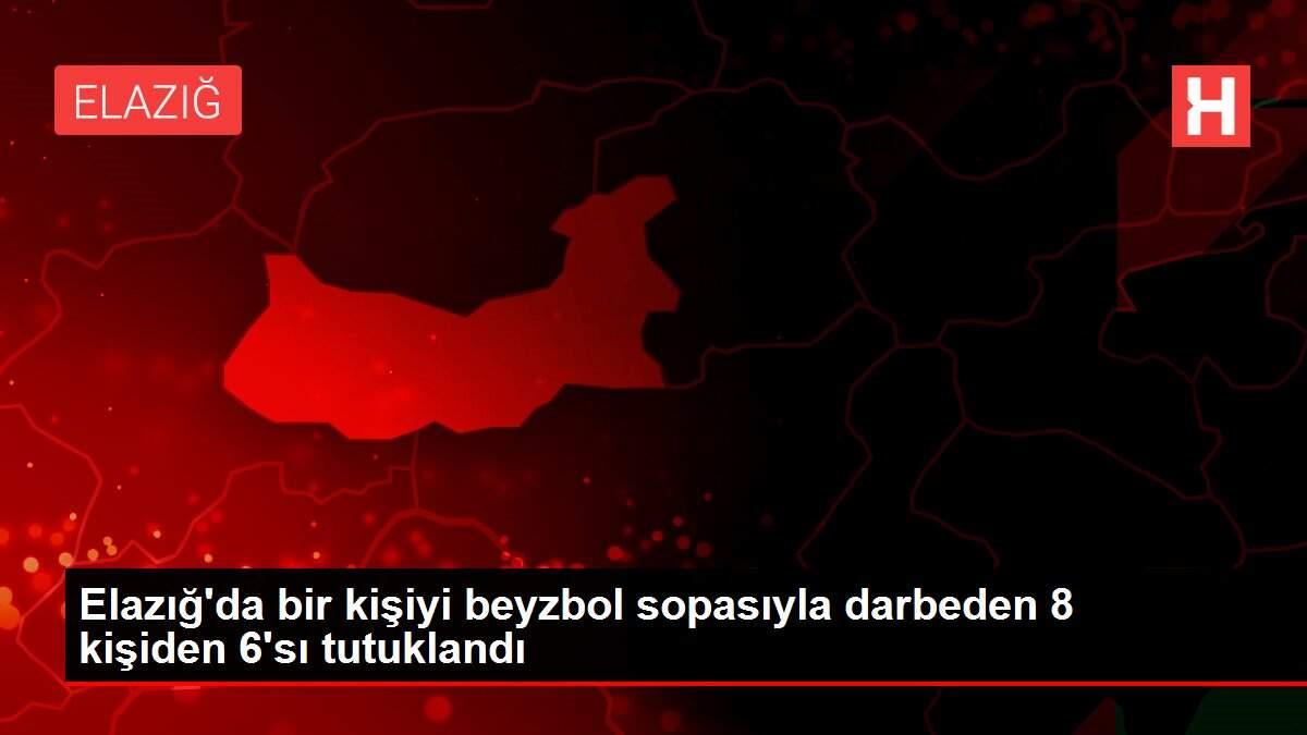 Elazığ'da bir kişiyi beyzbol sopasıyla darbeden 8 kişiden 6'sı tutuklandı