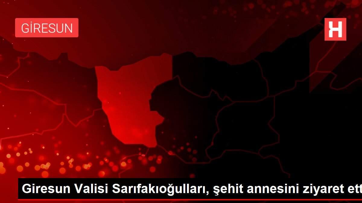 Giresun Valisi Sarıfakıoğulları, şehit annesini ziyaret etti
