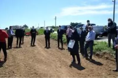 Bafra Ovası'nda damlama sulama çeltik ekimi Bafra Ovası'nda damlama sulama çeltik ekimi