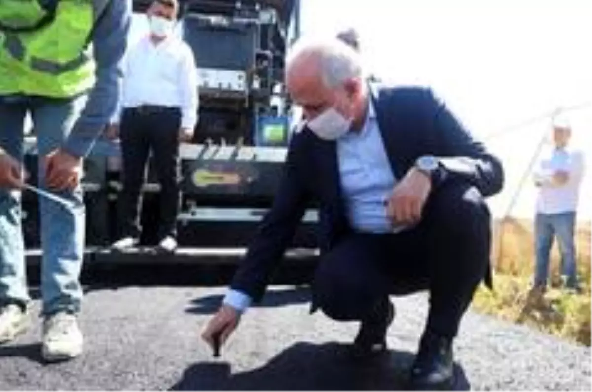 Başkan Gültak, asfalt çalışmalarını denetledi