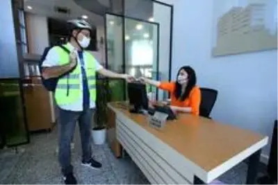 Salgınla mücadeleye bisikletli destek Salgınla mücadeleye bisikletli destek