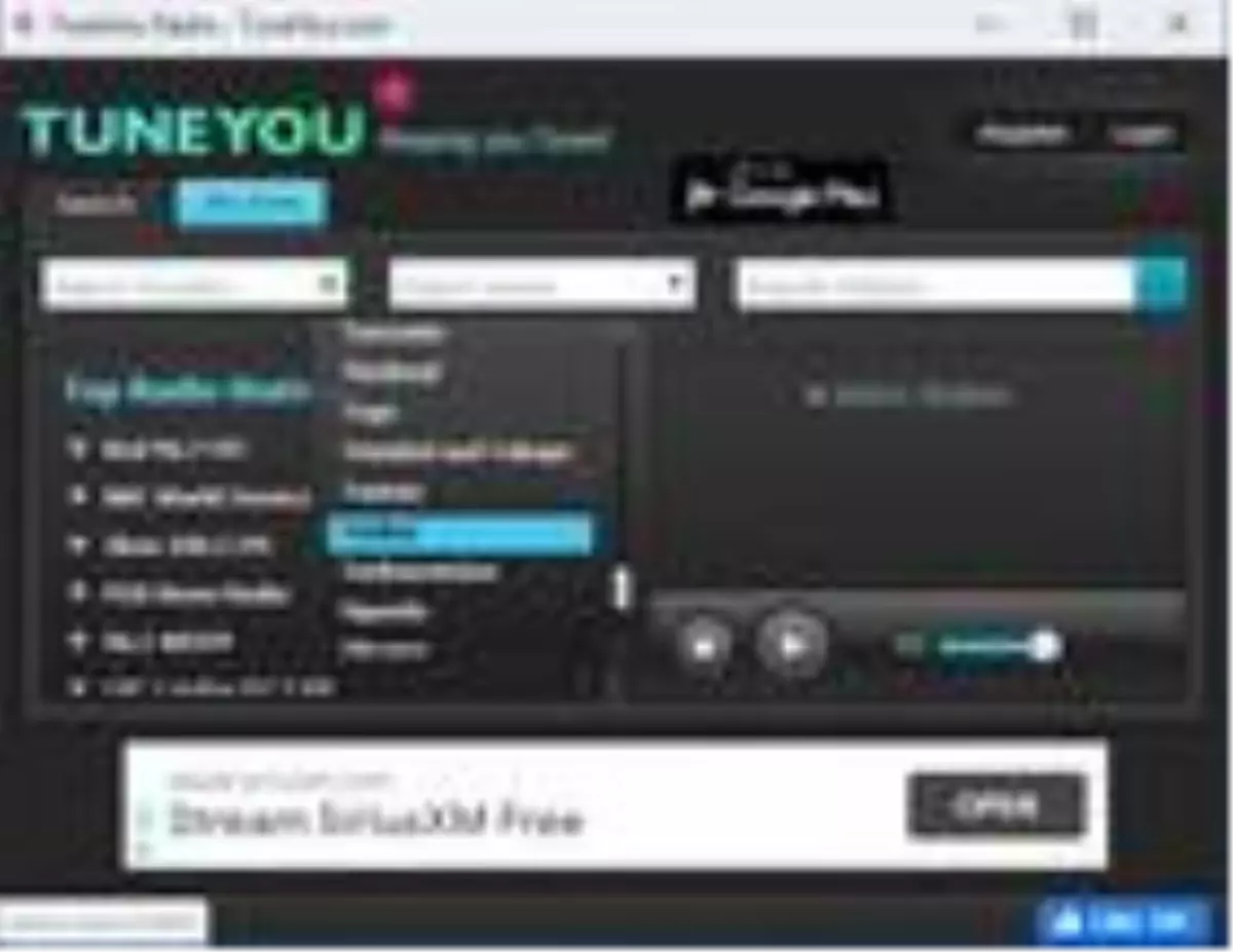 TuneYou Radio ile Binlerce Radyo İstasyonunu Dinleyin