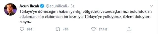 Acun Ilıcalı, 'Türkiye'ye dönüyor, karantinada kalacak' iddialarıyla ilgili açıklama yaptı Acun Ilıcalı, 'Türkiye'ye dönüyor, karantinada kalacak' iddialarıyla ilgili açıklama yaptı