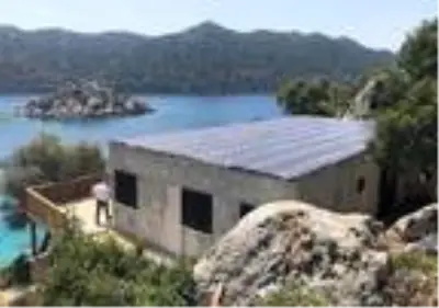 Koronayı fırsat bilip doğal sit alanına yapılan kaçak villa mühürlendi Koronayı fırsat bilip doğal sit alanına yapılan kaçak villa mühürlendi