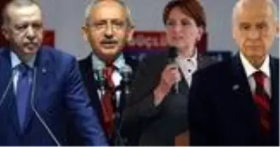 Son seçim anketinde dört parti yüzde 10 barajını geçti