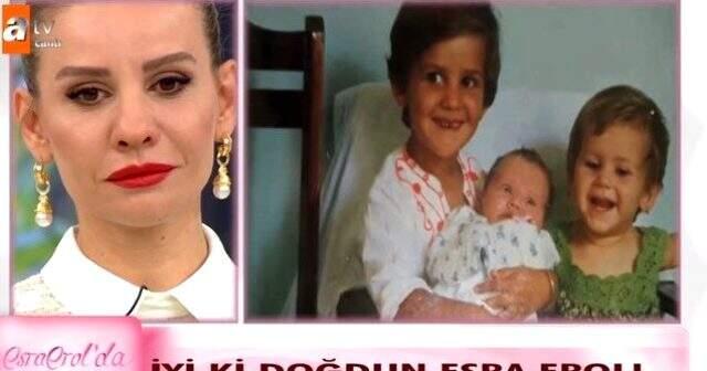 Esra Erol doğum günü sürprizi ile canlı yayında gözyaşlarına boğuldu.