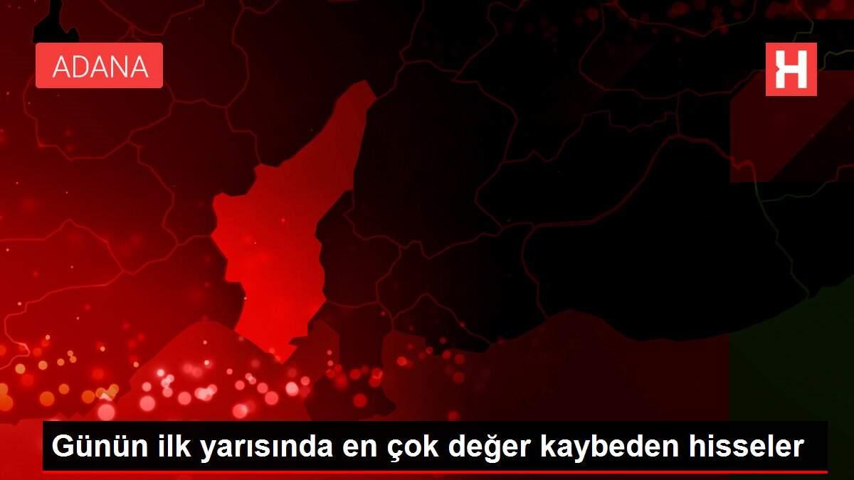 Günün ilk yarısında en çok değer kaybeden hisseler