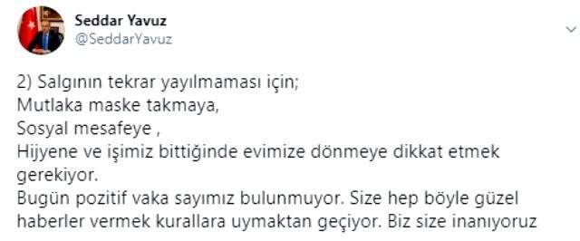 Ordu'da bugün yapılan testlerde pozitif koronavirüs vakasına rastlanmadı
