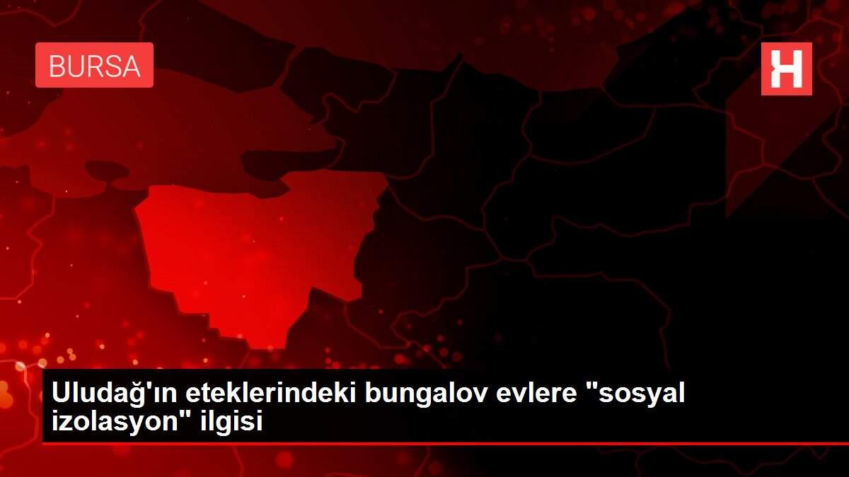 Uludağ'ın eteklerindeki bungalov evlere