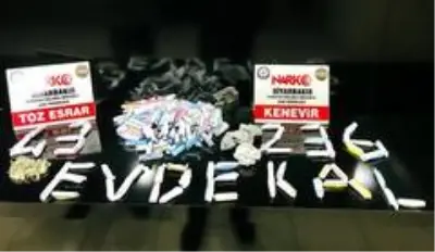 Diyarbakır'da 327 kilo esrar ele geçirildi