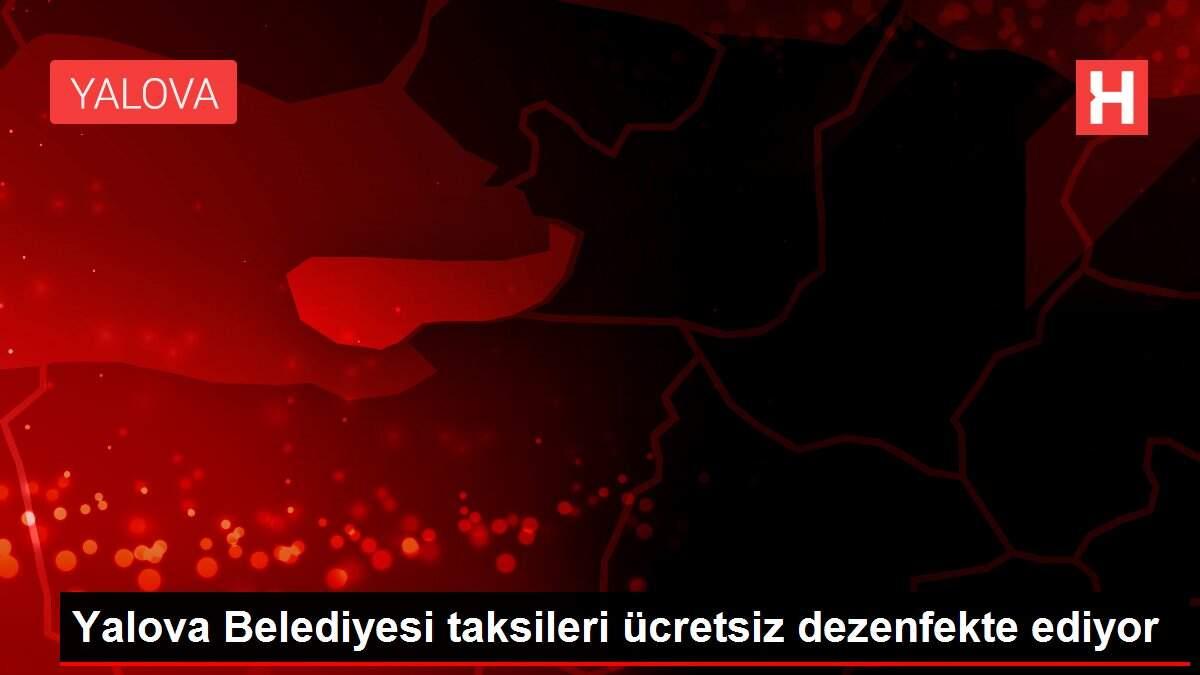 Yalova Belediyesi taksileri ücretsiz dezenfekte ediyor