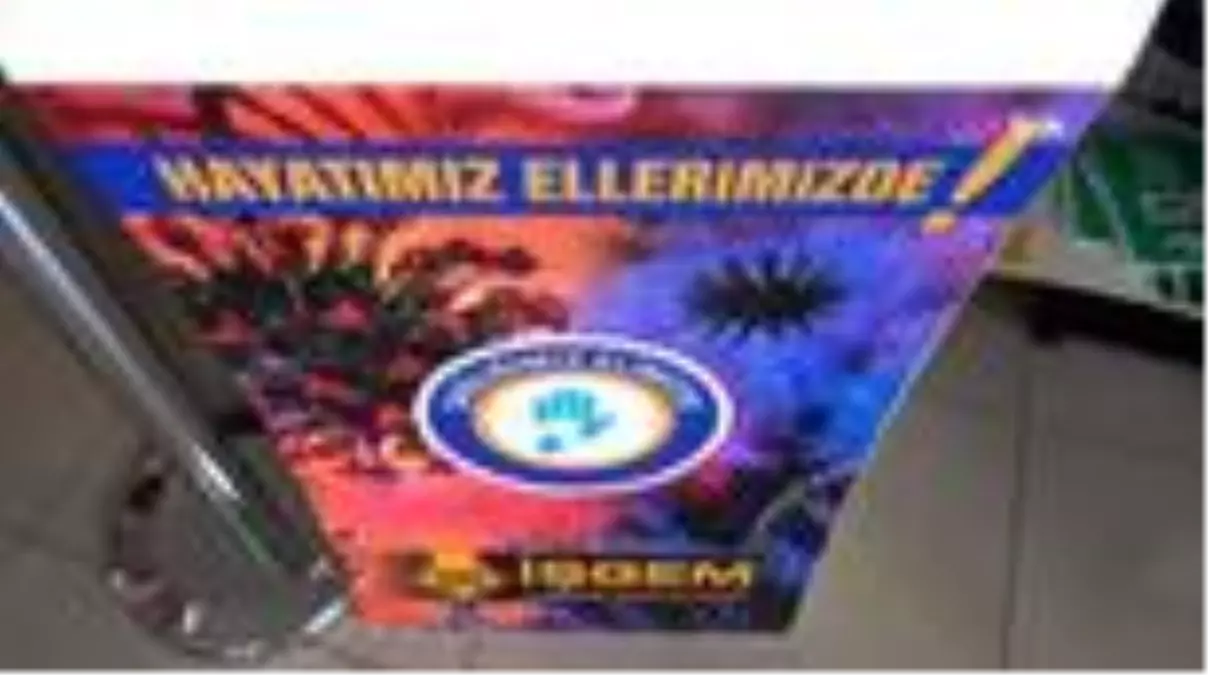 Yerli ve milli sermaye ile üretilen akıllı dezenfektan otomatına büyük ilgi