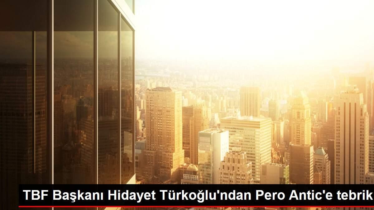 TBF Başkanı Hidayet Türkoğlu'ndan Pero Antic'e tebrik