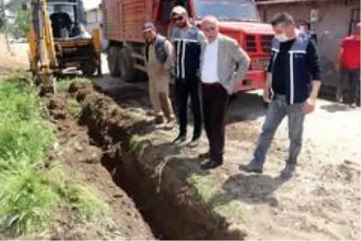 Yenişehir'in kırsal mahallelerinde doğalgaz çalışmaları sürüyor