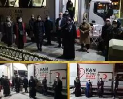 AK Parti Bayburt Kadın Kollarından kan bağışı kampanyasına destek AK Parti Bayburt Kadın Kollarından kan bağışı kampanyasına destek