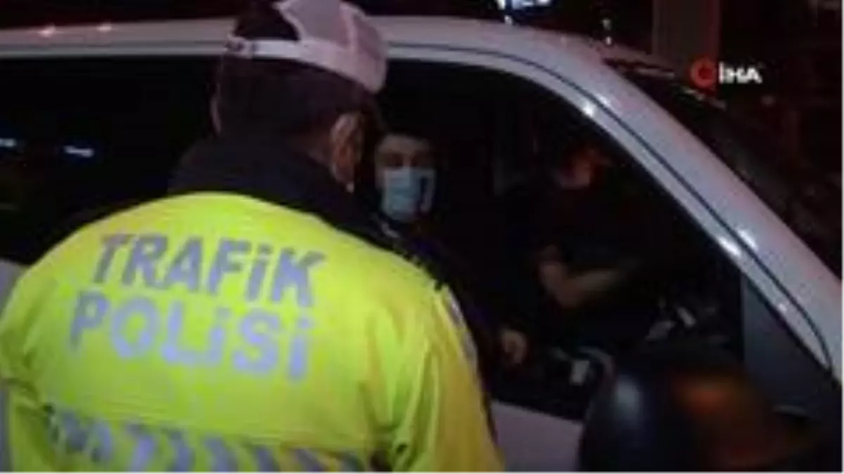 D-100 karayolunda sokağa çıkma kısıtlaması denetimi başladı