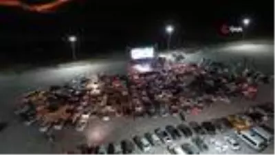 Nevşehir'de arabalı sinema günleri başladı Nevşehir'de arabalı sinema günleri başladı