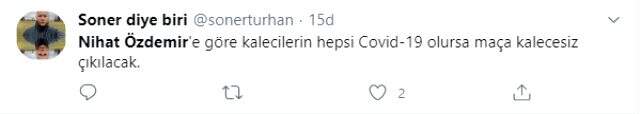 Nihat Özdemir'in 'Takımda 14 kişi kalsa da liglere devam edeceğiz' sözleri, sosyal medyada tepki topladı