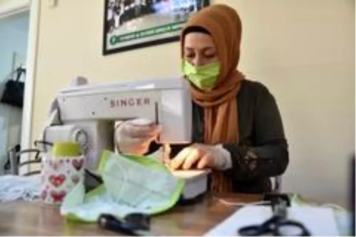 Ürettikleri maske sayısı 18 bin adete ulaştı