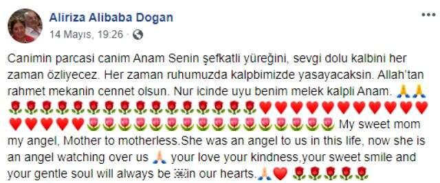 ABD'de yanlış teşhis konulan ünlü Türk iş insanının annesi koronadan hayatını kaybetti ABD'de yanlış teşhis konulan ünlü Türk iş insanının annesi koronadan hayatını kaybetti