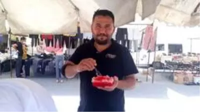 Antalya'da çöl sıcaklarına karşı karlama günleri başladı Antalya'da çöl sıcaklarına karşı karlama günleri başladı