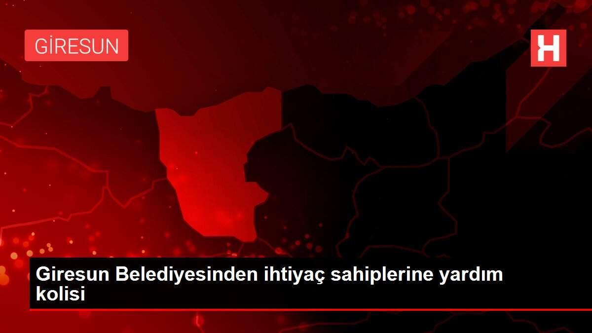 Giresun Belediyesinden ihtiyaç sahiplerine yardım kolisi