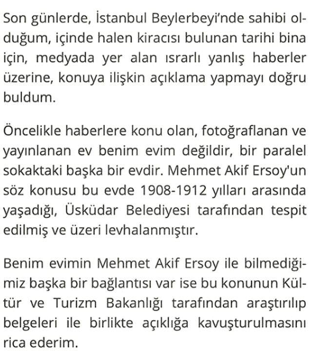 Sezen Aksu, Mehmet Akif Ersoy'un evini satın alıp güzellik salonuna kiraya verdiği iddialarını yalanladı