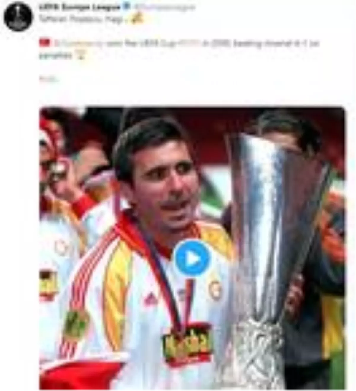 UEFA'dan Galatasaray paylaşımı