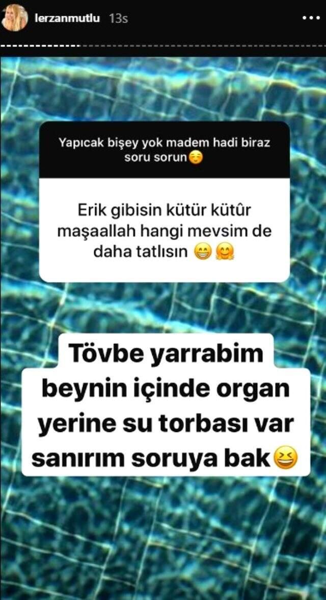 Lerzan Mutlu, ayaklarını görmek için para teklif eden takipçisine sert çıktı Lerzan Mutlu, ayaklarını görmek için para teklif eden takipçisine sert çıktı