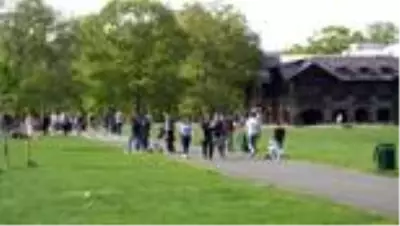 New Yorklular parklara akın etti