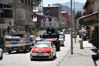 Beytüşşebap'ta zırhlı araçlarla 19 Mayıs kutlaması