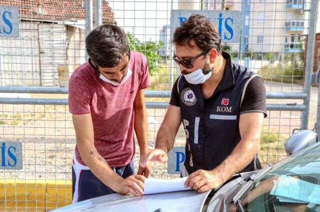 Karantina bölgesine girmeye çalışırken yakalanan şahıs, kesilen cezaya ağlayarak itiraz etti