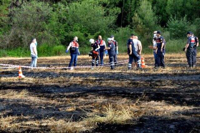 Muğla'da yanan yulaf tarlasında emekli savcının cesedi bulundu