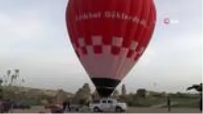 Türkiye'nin ilk yerli balonu Atatürk ve Türk Bayrağı ile Kapadokya'da havalandı