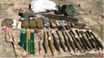 Ağrı Dağı'nda PKK'lı teröristlere ait silah ve mühimmat ele geçirildi