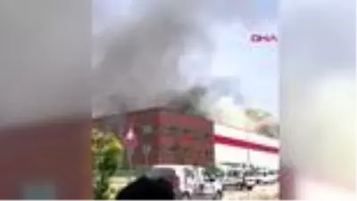 ANKARA Ankara'da tıbbi ekipman fabrikasında yangın-2