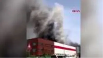 ANKARA Ankara'da tıbbi ekipman fabrikasında yangın-2