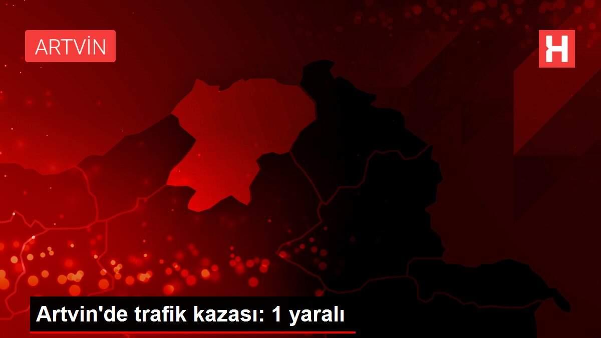 Artvin'de trafik kazası: 1 yaralı