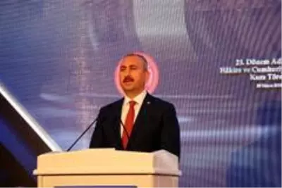 Bakan Gül: 'Toplumun sizden adalet gibi çok önemli bir beklentisi olacak'