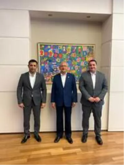 Başkan Günel, Kılıçdaroğlu'nu ziyaret etti Başkan Günel, Kılıçdaroğlu'nu ziyaret etti