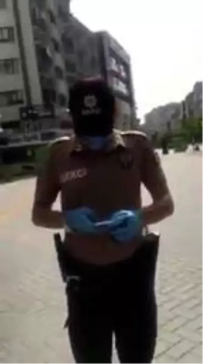 Maske yasağını delen kadın, bekçiye direndi polis ceza keserken ağladı Maske yasağını delen kadın, bekçiye direndi polis ceza keserken ağladı