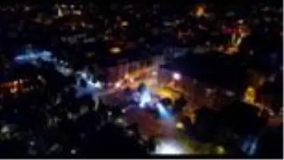 Burdur'da ışık gösterisi Burdur'da ışık gösterisi